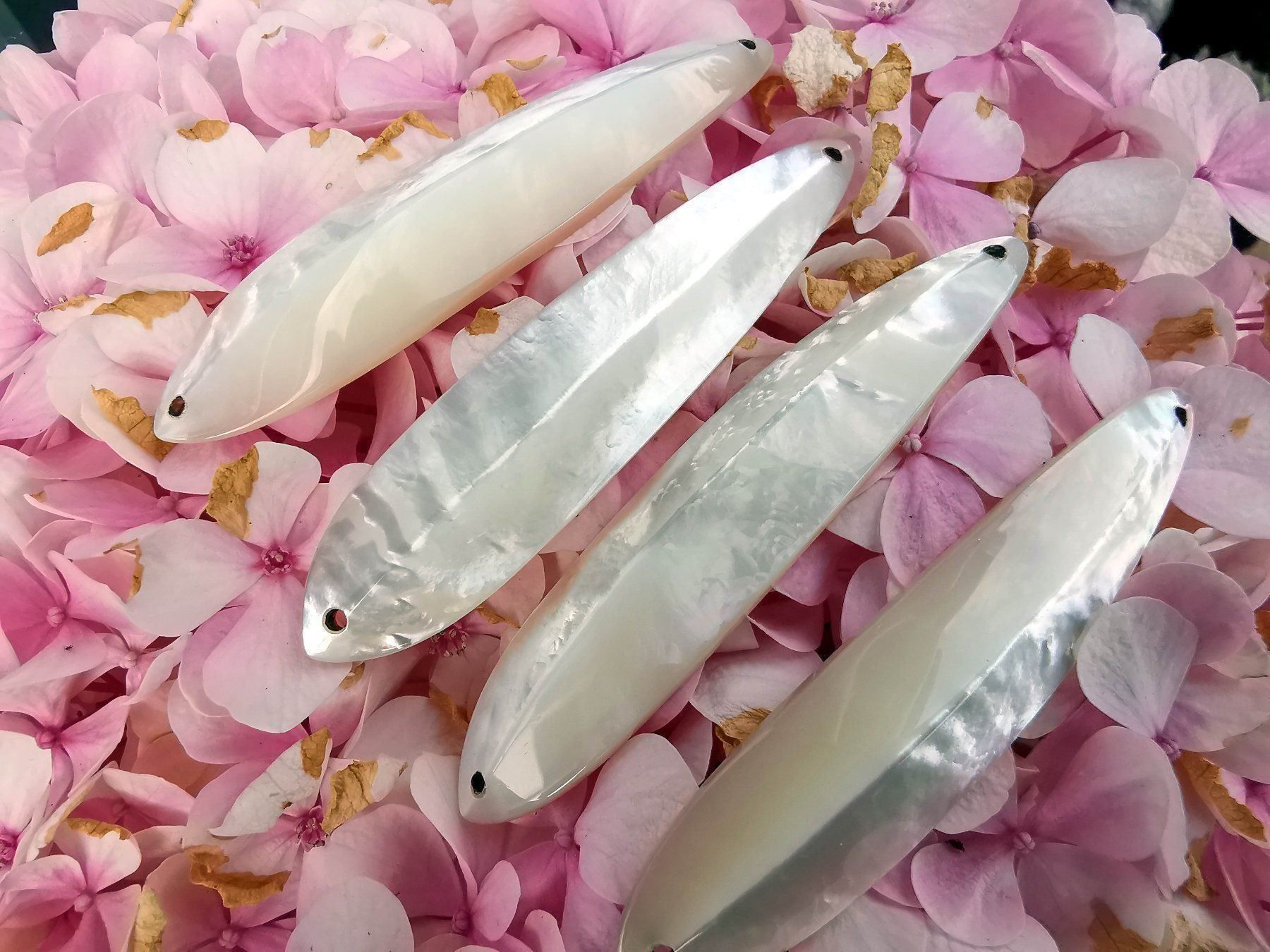 Esche: Diamond Crystal Premium Perlmuttspange ca. 85mm – Nuovo (secondo la descrizione) da Arbon venduto da Helmuth 2