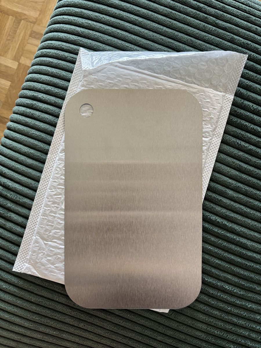Cucine complete: Planchette métal rectangulaire 24cm x 15cm neuve – Nuovo e nell'imballaggio originale da Vevey venduto da lau_c6mw