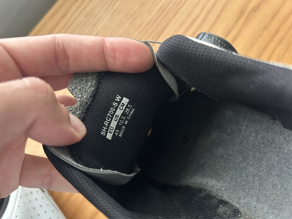 Shimano Scarpe da uomo: Rennradschuhe Shimano RC700 Grösse 45 – Usato da Zürich venduto da lilisor_1 5