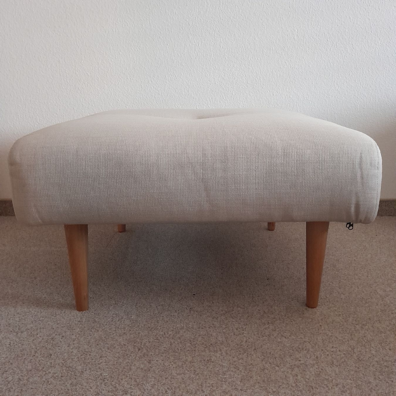 Hocker: Fusshocker, Beige – Gebraucht aus Knutwil von Kompex 1