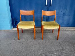 2 Vintage Midcentury Teak Stühle / Stuhl - Cees Braakman?