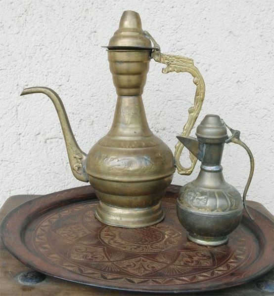 Sculture & Statue: Paar orientalische Messingobjekte – Usato da Meggen venduto da Brockitare