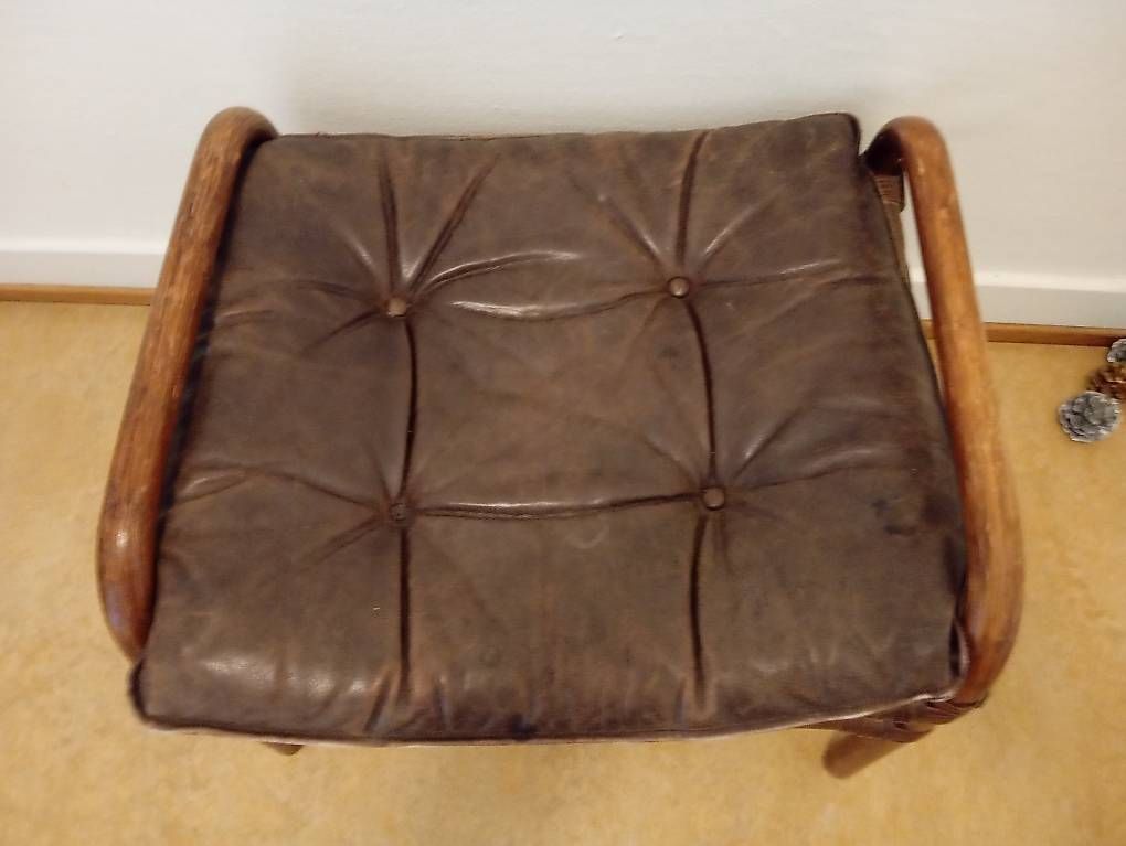 Ikea Sgabelli: Hocker Leder, Stoff, Bambus – Usato da Basel venduto da Petergunn 2