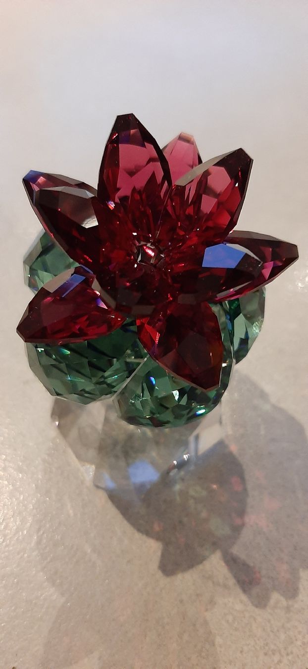 Swarovski Tutte le decorazioni: Swarovski Bordeaux Cactus – Nuovo e nell'imballaggio originale da Zuzwil SG venduto da alfaromeo159ti 1