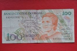 currency banknote brasil 1989 -1990