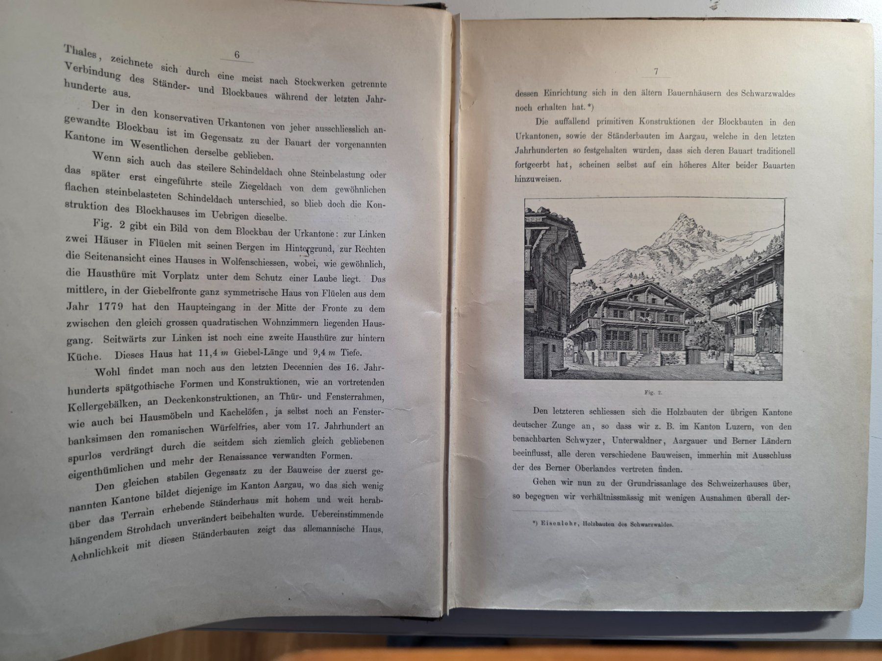 Libri: Holz Architectur der Schweiz - 1885 - E. G. Gladbach – Usato da Walterswil BE venduto da Lonitti 9