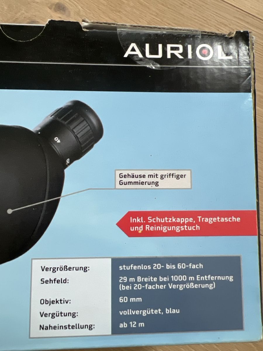 Telescopi: Spektiv von Auriol – Nuovo e nell'imballaggio originale da Böckten venduto da Yvonne70 3