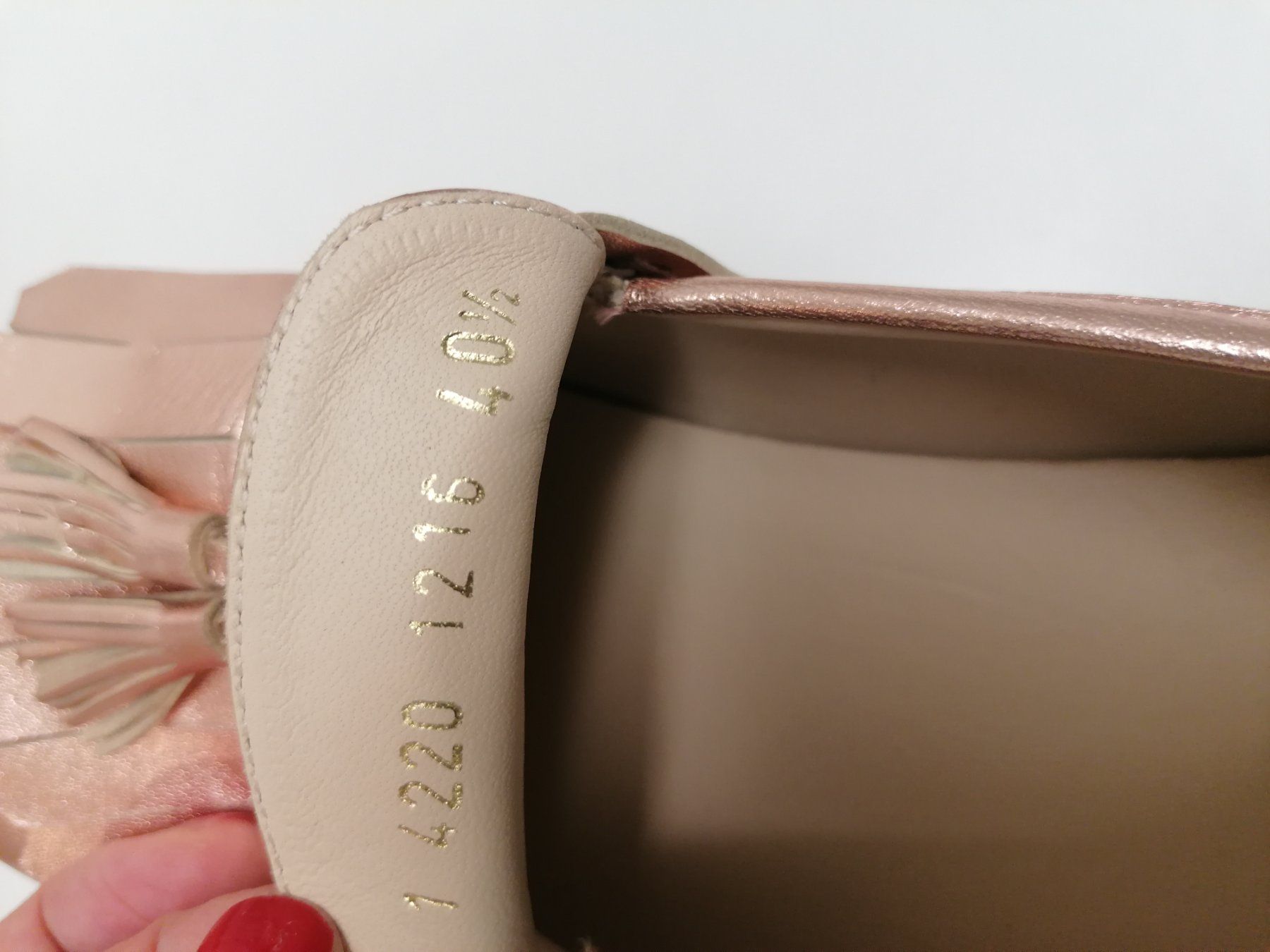 Scarpe da donna: Slepper voll Leder  in rosé gold ein schnäppchen!!! – Nuovo (secondo la descrizione) da Langendorf venduto da terra75 4