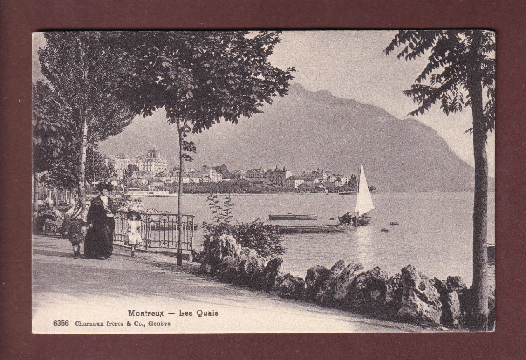 Ansichtskarten: MONTREUX - Quai – Gebraucht aus Pully von nicecards-shop