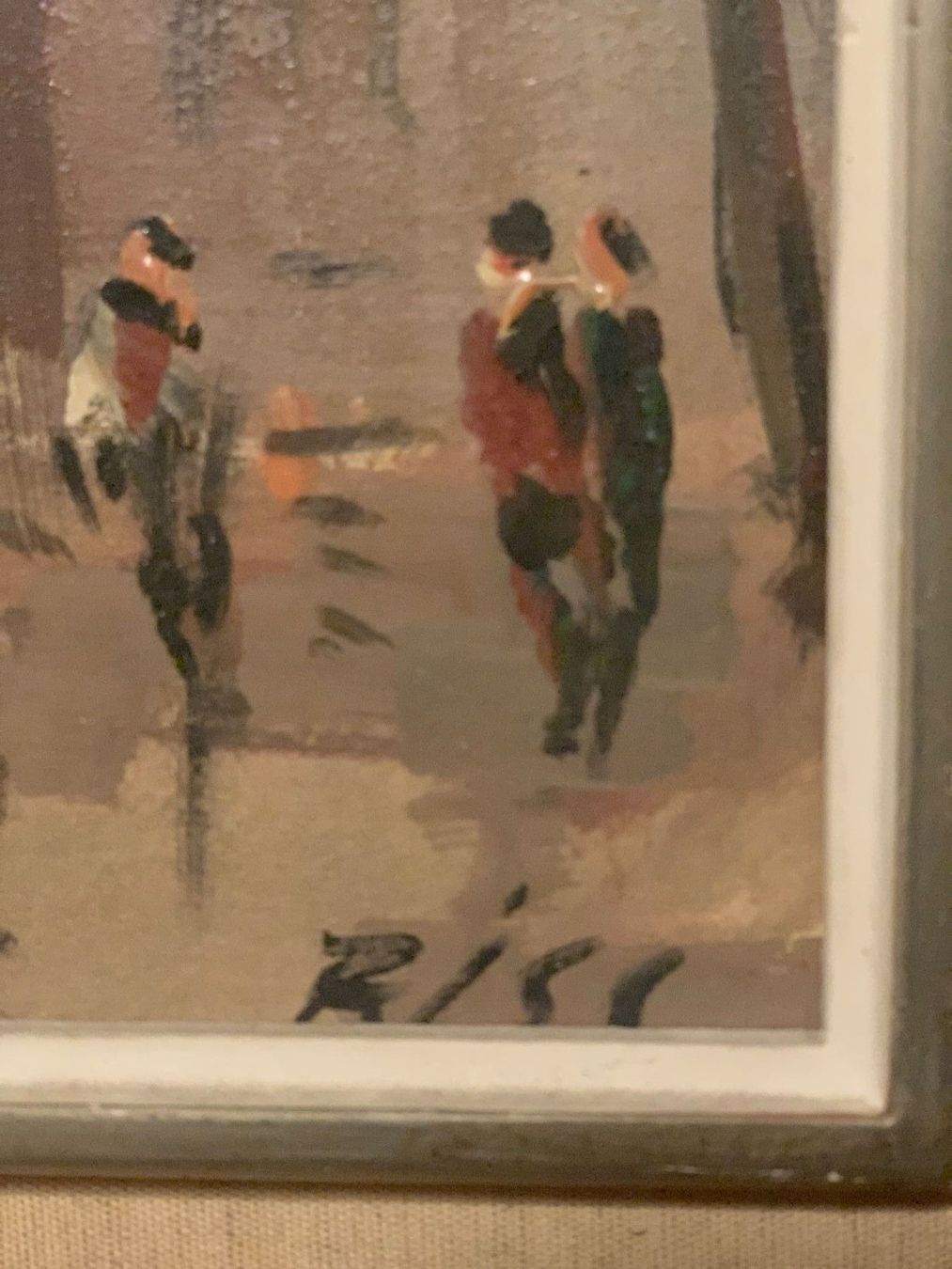 Gemälde: Peintre Riss  - art – Gebraucht aus BREMBLENS von Lafoudre 1