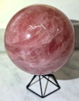 Madagaskar Rosenquarz Kugel MR3 100mm 1.4kg