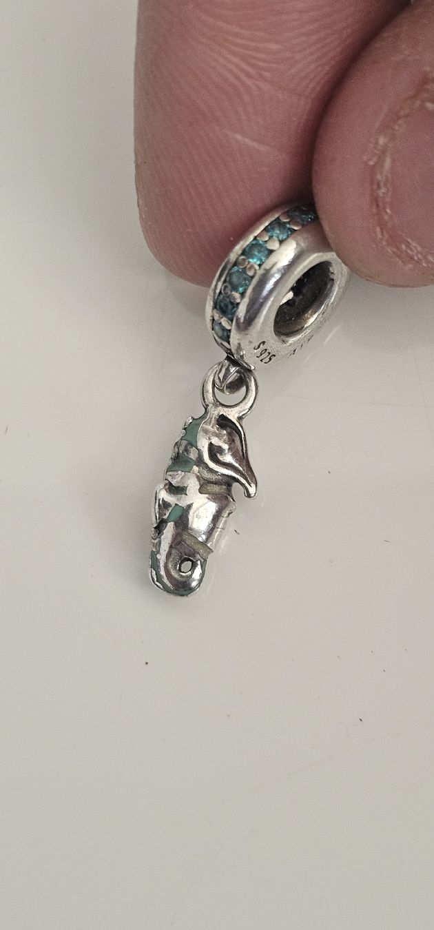 Pandora Ciondoli: 925 Silber Pandora Anhänger Seepferdchen – Usato da Ostermundigen venduto da Secundo_Hand 1