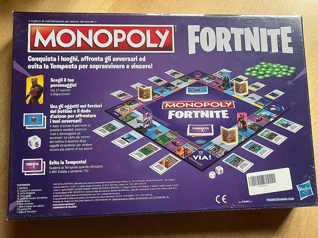 Giochi: Monopoly Fortnite NEU italienisch – Usato da Altstätten SG venduto da Strahlentag 1