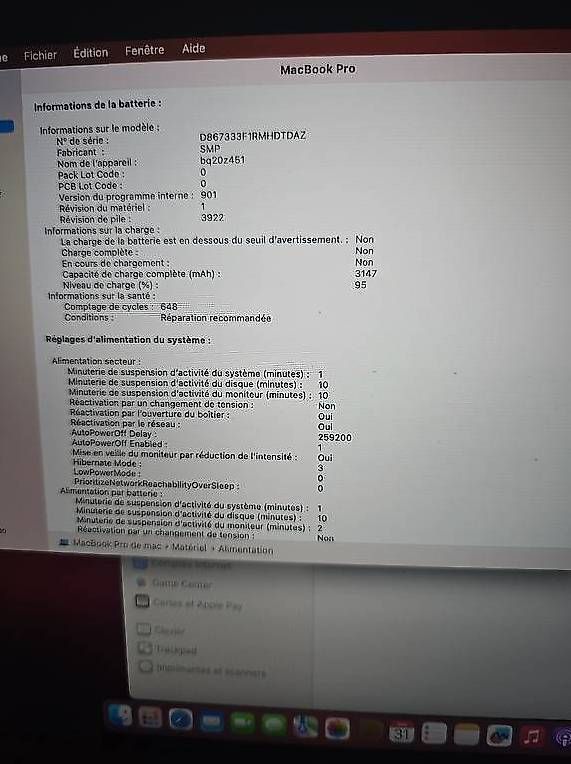 Apple Notebook: MacBook Pro 13 2017 | i5 | 8Go | SSD 250Go | Lignes écran – Difettoso da Renens VD venduto da MTD2211 9