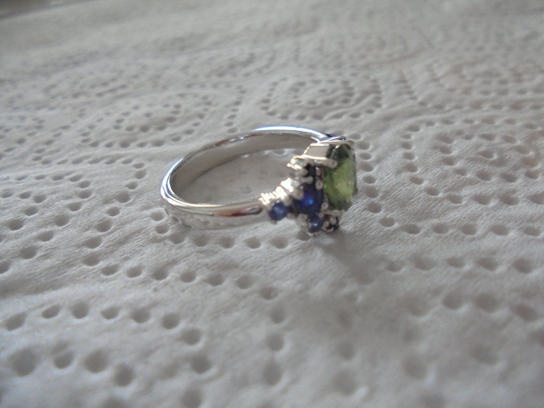 Anelli: Echtschmuck: Saphir-Silberring 925er (53) – Nuovo (secondo la descrizione) da Zuchwil venduto da maumauchi 9