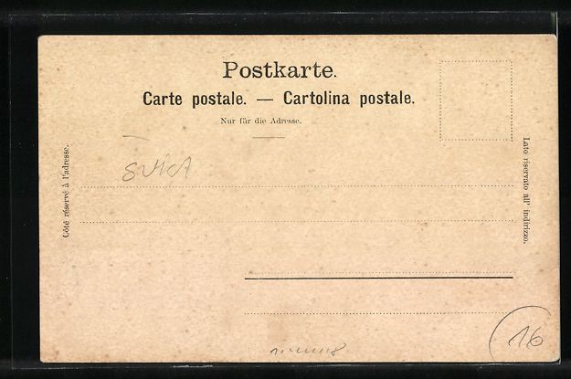 Cartoline postali: Wassen, Gesamtansicht mit Kirche und Eis – Usato da Berlin venduto da bartko-reher 1