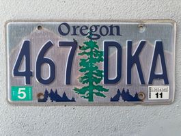 🇺🇸🇺🇸 USA Nummernschild #  OREGON # 🇺🇸🇺🇸