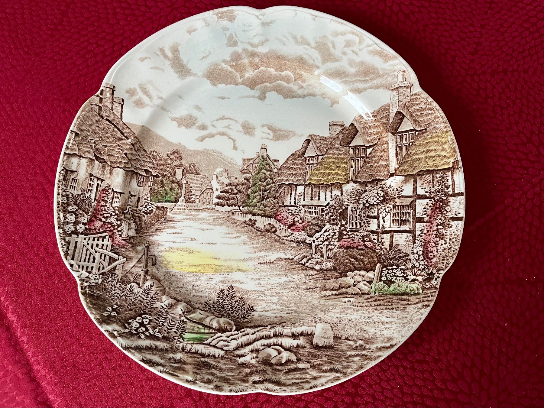 Piatti: Johnson Brothers Servierteller 'Olde English Countryside' – Usato da Oberaegeri venduto da sunbay 2
