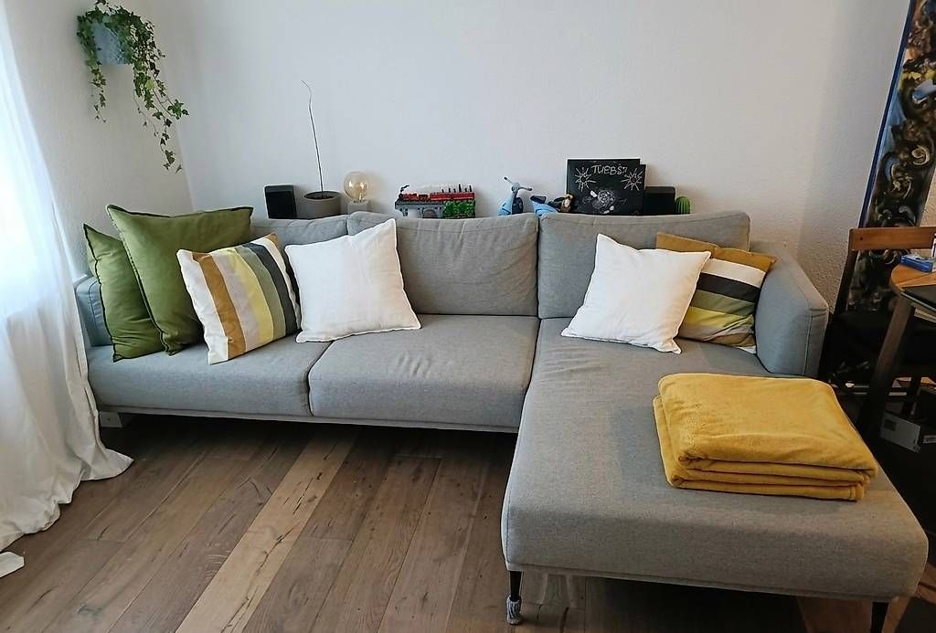 Micasa Divani: Micasa Ecksofa hellgrau - Chaiselongue rechts – Usato da Bern venduto da YTGuggi