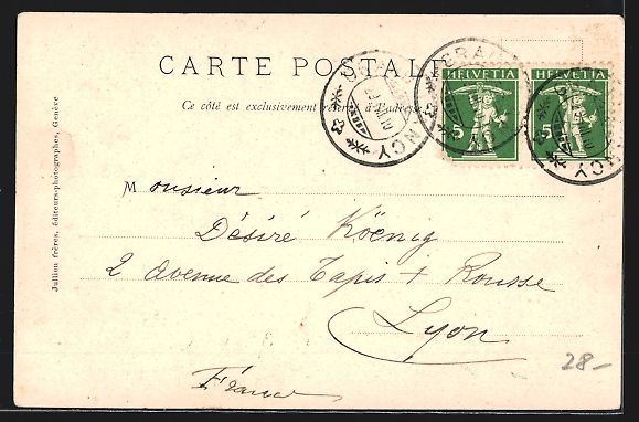 Cartoline postali: AK Bourg-Saint-Pierre, Cantine de Proz – Usato da Berlin venduto da bartko-reher 1