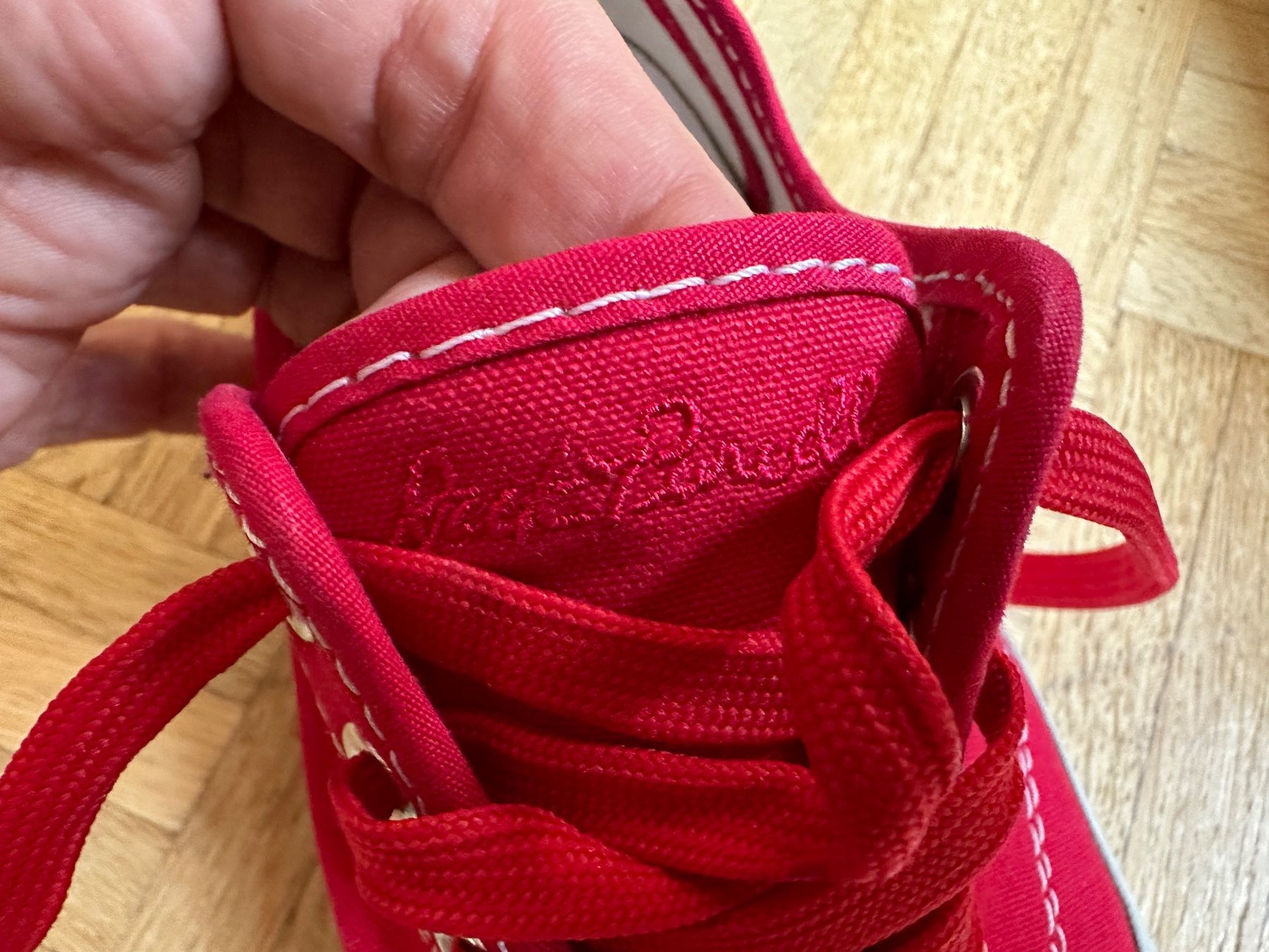 Converse Scarpe da uomo: Converse Chucks Low Jack Purcell Red Sneakers Gr. 43 – Nuovo (secondo la descrizione) da Lausanne venduto da brixton 6