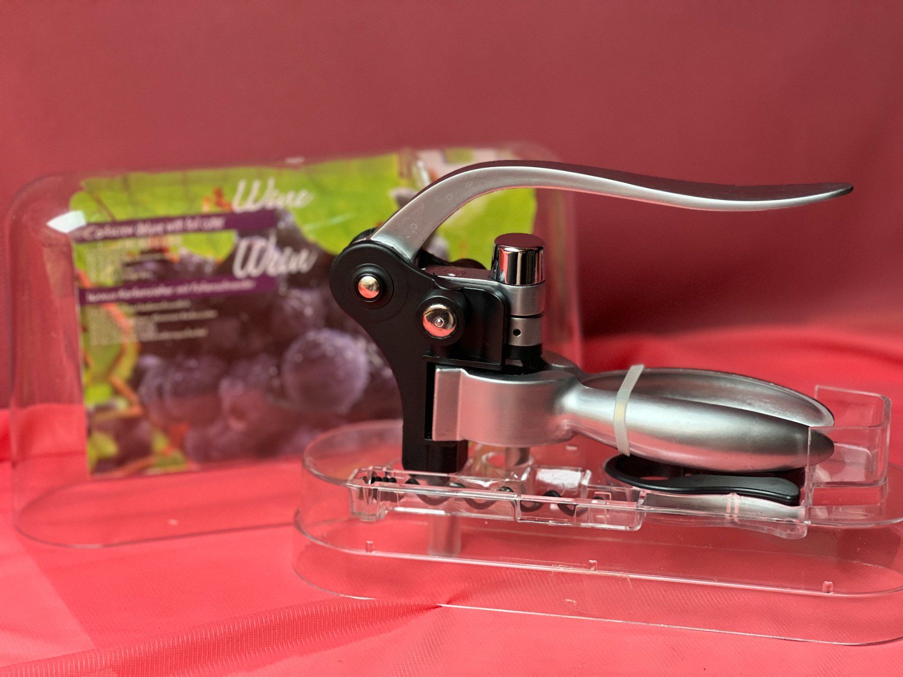 Apribottiglie & Tappi per chiusura: Luxus-Korkenzieher mit Folienschneider – Nuovo e nell'imballaggio originale da Lütisburg venduto da wiesenpippau 9
