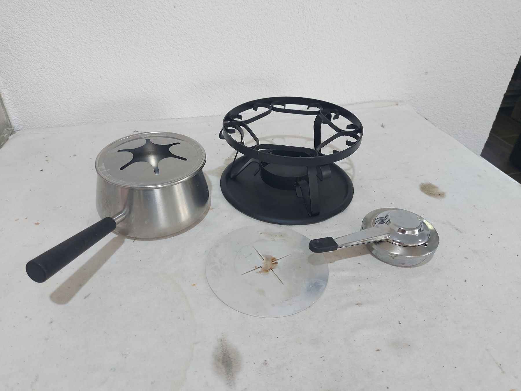 Elettrodomestici da cucina: Fondue Sets mit Caquelon und Rechaud (2) – Usato da Rheinau venduto da profitronic.shop 5