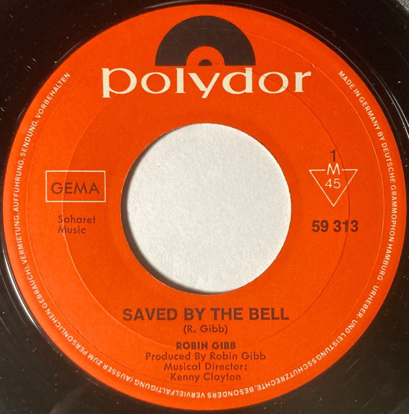 Schallplatten: ROBIN GIBB - SAVED BY THE BELL – Gebraucht aus Poliez-Pittet von Newtown-Records 3