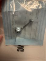 Bauchnabelpiercing mit Stein neu