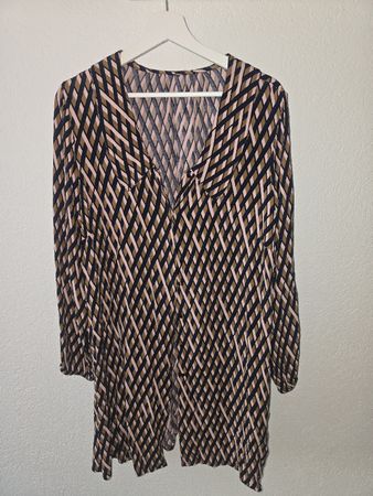 Schickes H&M Kleid mit Muster, Grösse 44 - Herbst Angebot!