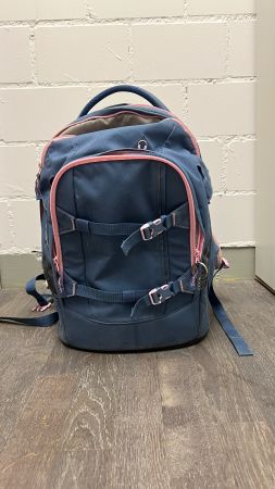 Satch Rucksack / Schulrucksack blau-rosa gebraucht