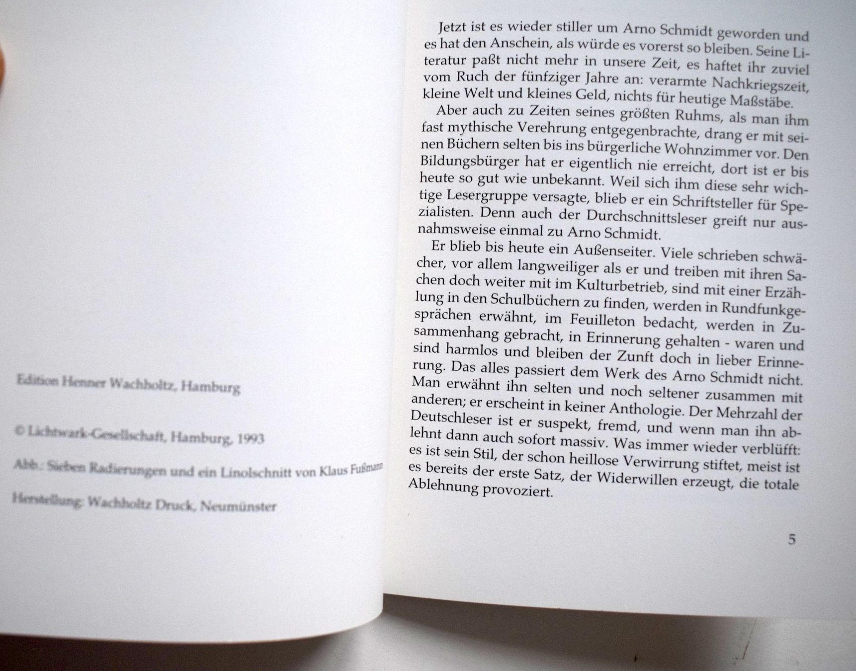 Libri: Arno Schmidt LOT James Joyce Porträt Critical Study – Usato da Dulliken venduto da ichwettichhett 7