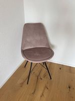 Zwei Rosa Stühle in Samt, Preis total für 2