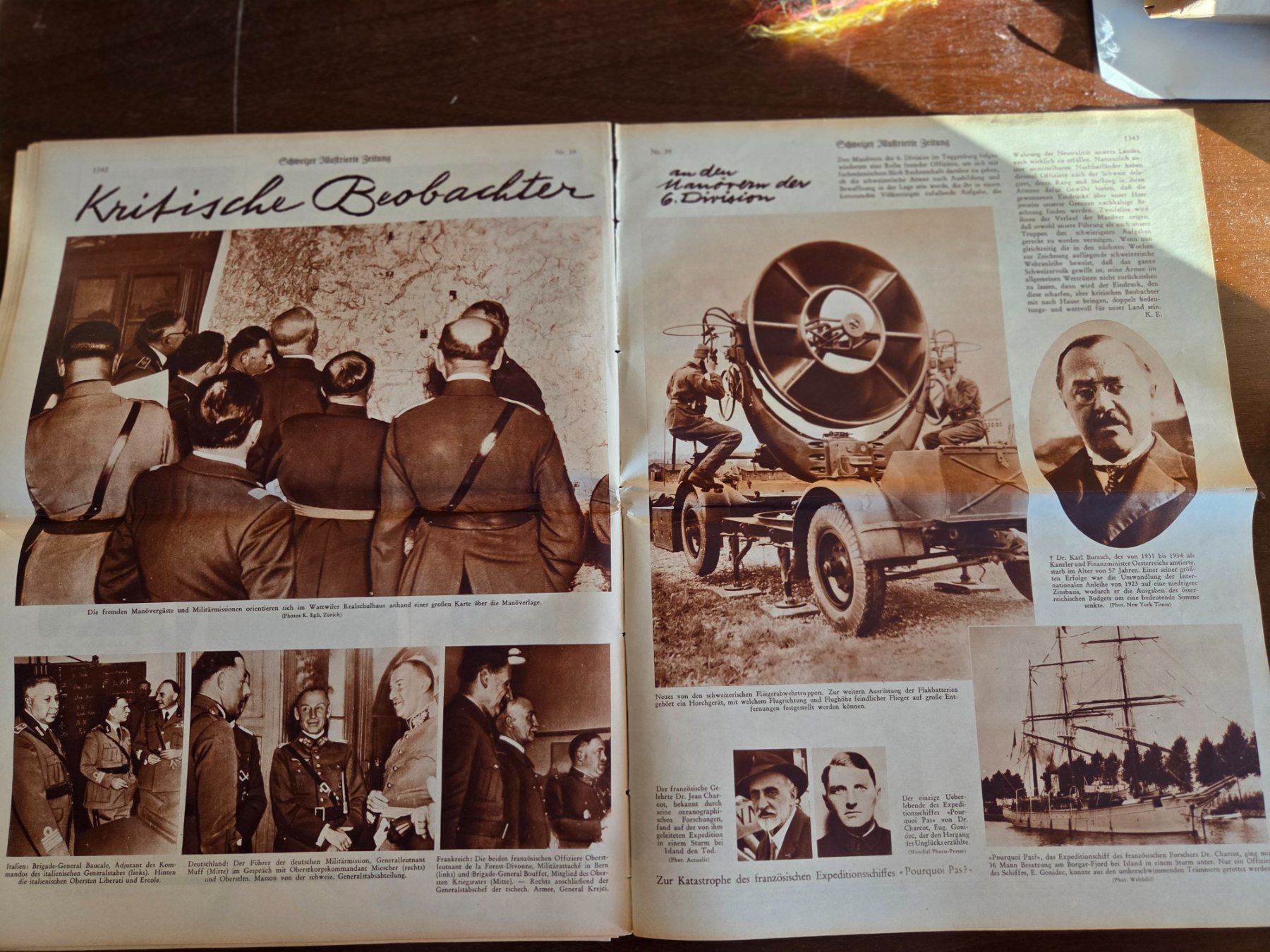 Riviste & Magazine: Schweizer Illustrierte Zeitung Nr. 39, 1936 – Usato da Aldesago venduto da lusuardi 3