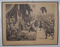 Kaiser Friedrich II. und die Schwyzer im Lager vor Faenza