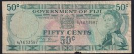 Fiji 50 Cents 1971