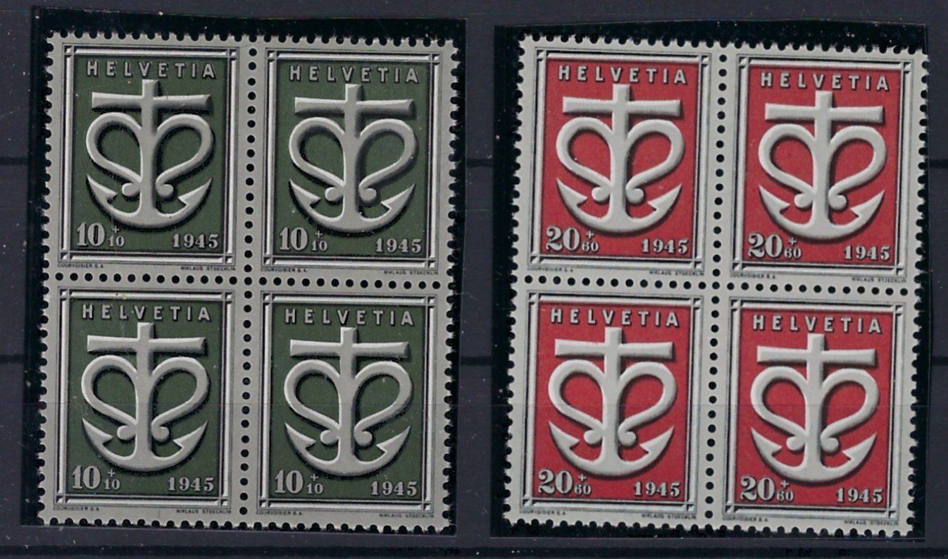 Tutti i francobolli: 1945 Spende Viererblocks postfrisch  16039 – Usato da Lunden venduto da Animus999