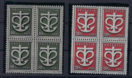 1945 Spende Viererblocks postfrisch  16039