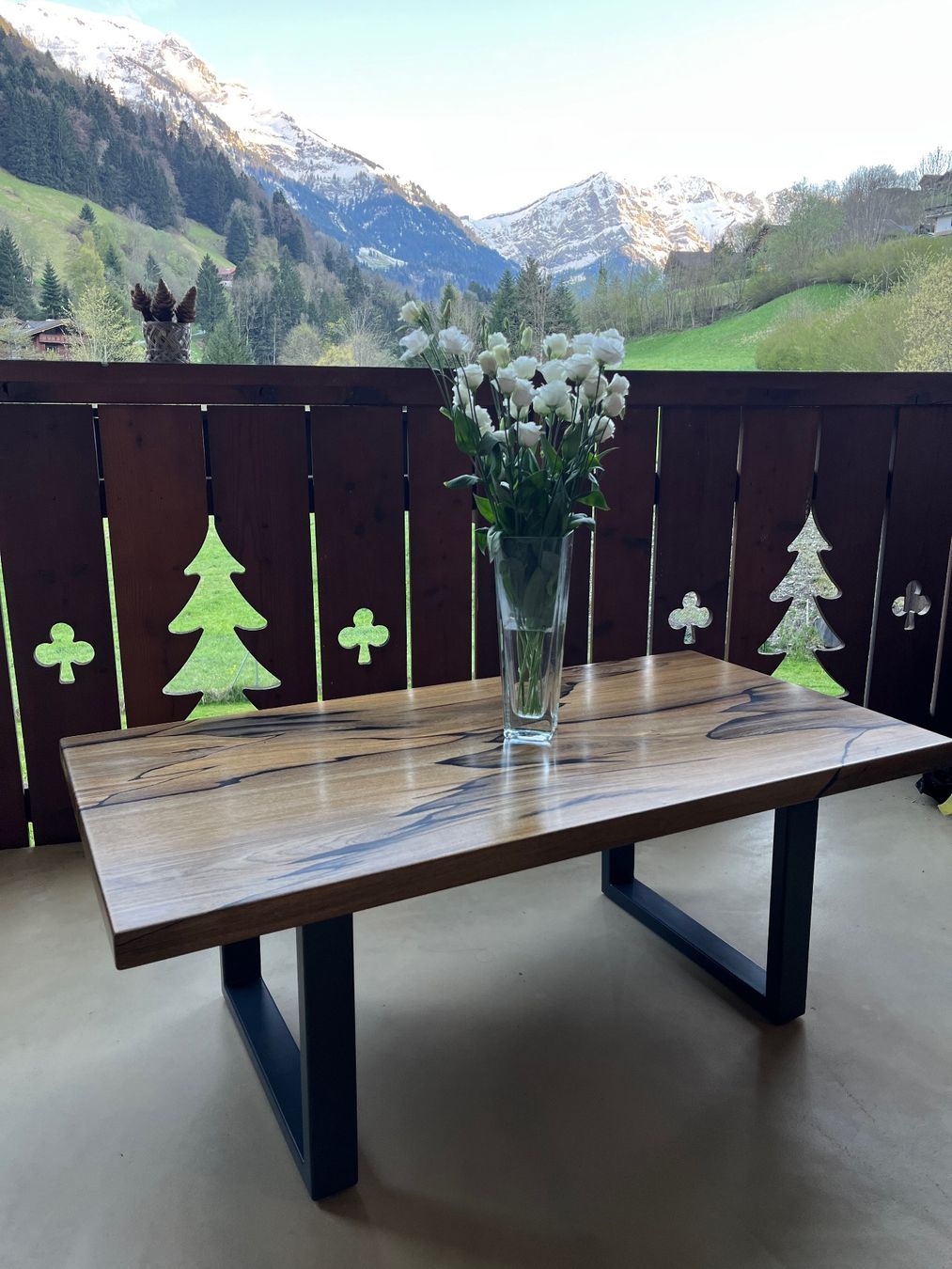 Tavoli: Table basse en chêne de tourbière – Nuovo (secondo la descrizione) da Monthey venduto da Moorkingwood 3