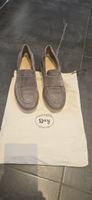 Schicke graue Wildleder Loafers von Gray Gr. 38