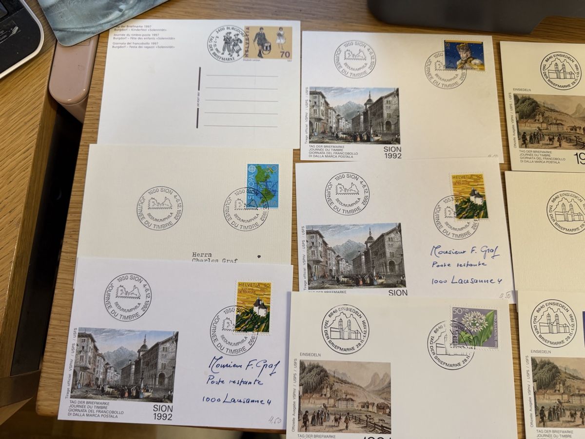 Alle Briefmarken: 27 Karten Tag der Briefmarken  – Neu (gemäss Beschreibung) aus Murgenthal von Tina_4055