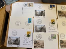 27 Karten Tag der Briefmarken 