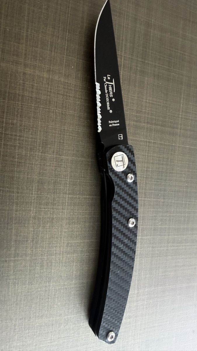 Couteaux de poche: Le Thiers Carbon Klappmesser – Neuf (Voir description) à Würenlingen par Tombola