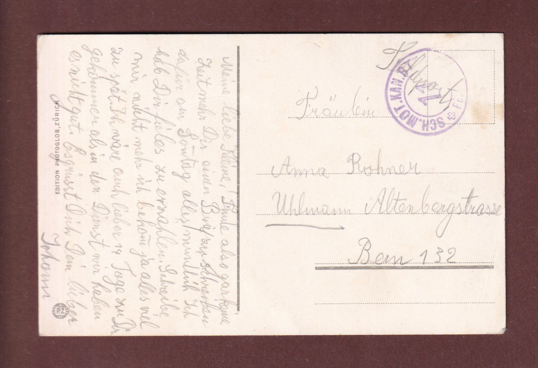 Cartoline postali: EINSIEDELN - Glärnischgruppe - Feldpost // Eckbug // – Usato da Pully venduto da nicecards-shop 1