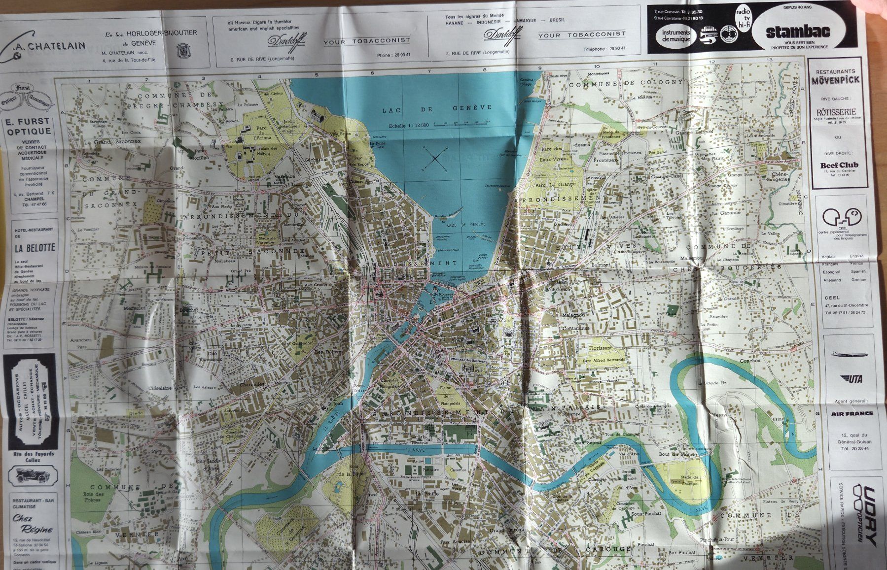 Landkarten & Atlanten: Plan de Genève – Gebraucht aus Prêles von DPR 1
