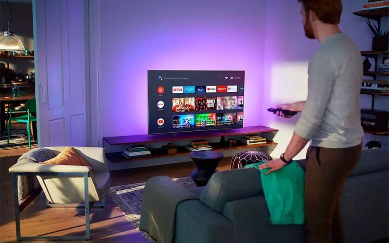 Philips Televisori: Philips Ambilight TV, 55", LED, 4K – Usato da Spiegel b. Bern venduto da KingVon 1