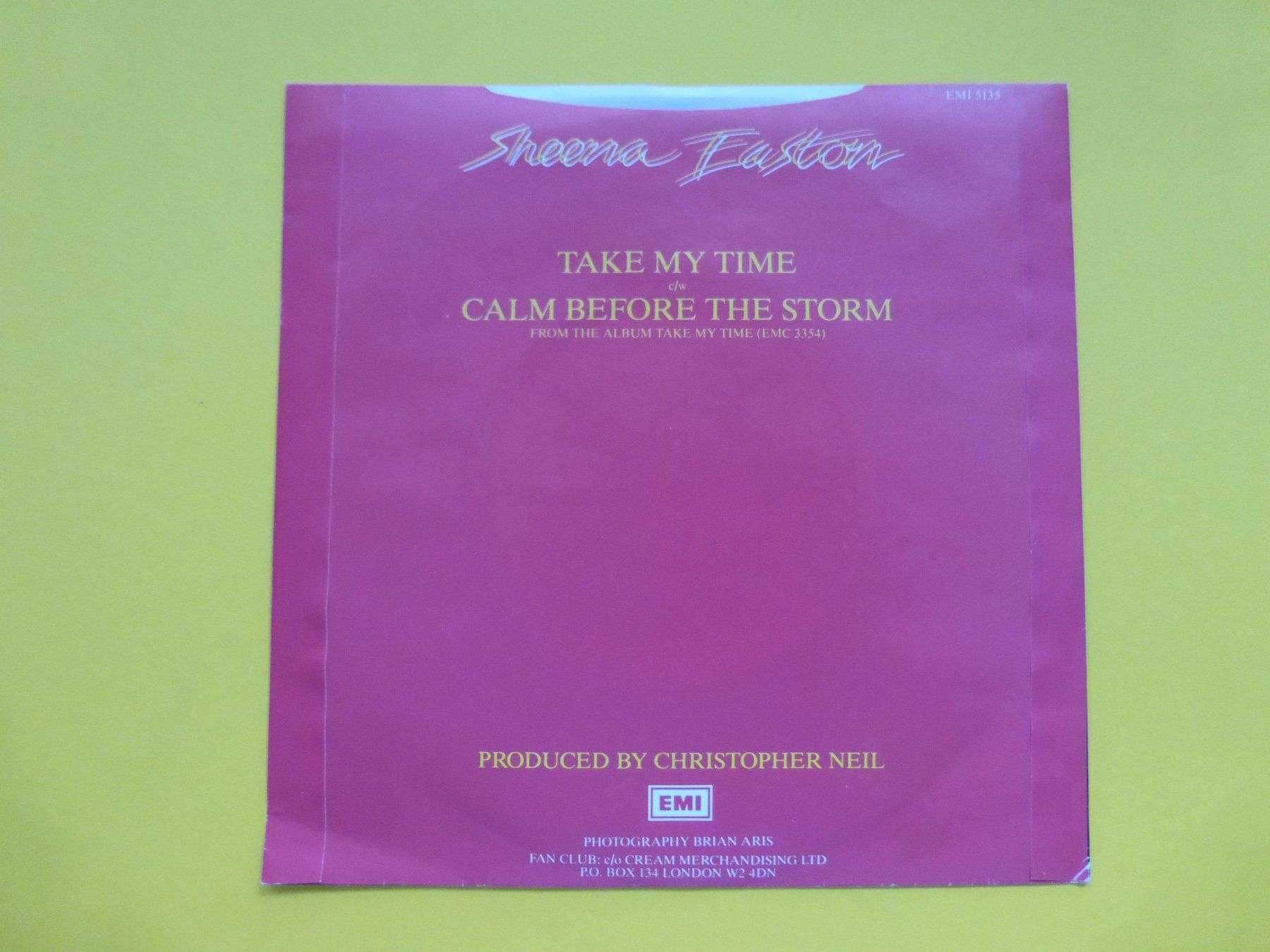 Dischi in vinile: Sheena Easton – Take My Time – Usato da Zürich venduto da Swiss57 1