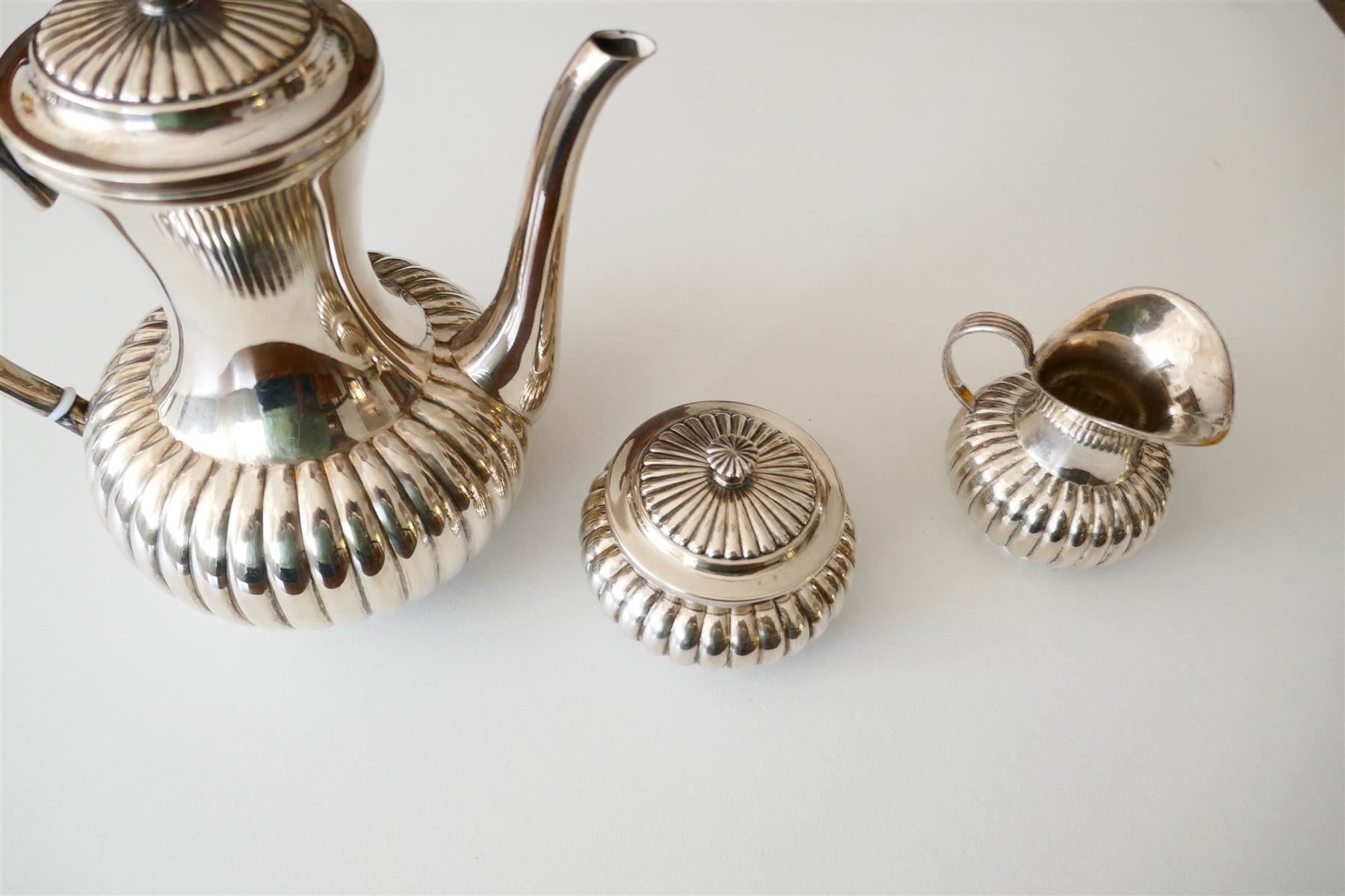 Tassen: MEISTER Espresso Set Silber 925 3teilig – Gebraucht aus Schaffhausen von swisswatches-andmore 1