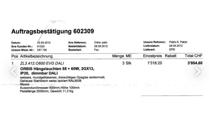 Lampadari & plafoniere: WUNDERSCHÖNE ORBIS HÄNGELEUCHTEN 55 + 60W – Usato da zürich venduto da oeschgi007 4