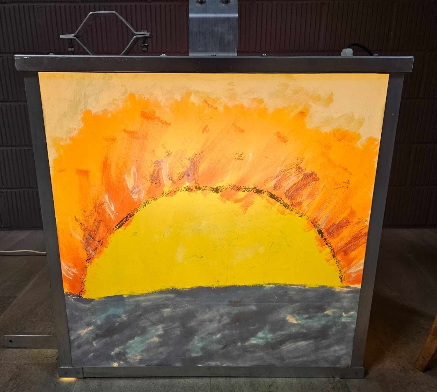 Lampade: Lightbox Alu Leuchtkasten Outdoor Werbeleuchte Sunset – Usato da Nottwil venduto da Wondewa-Shop 3